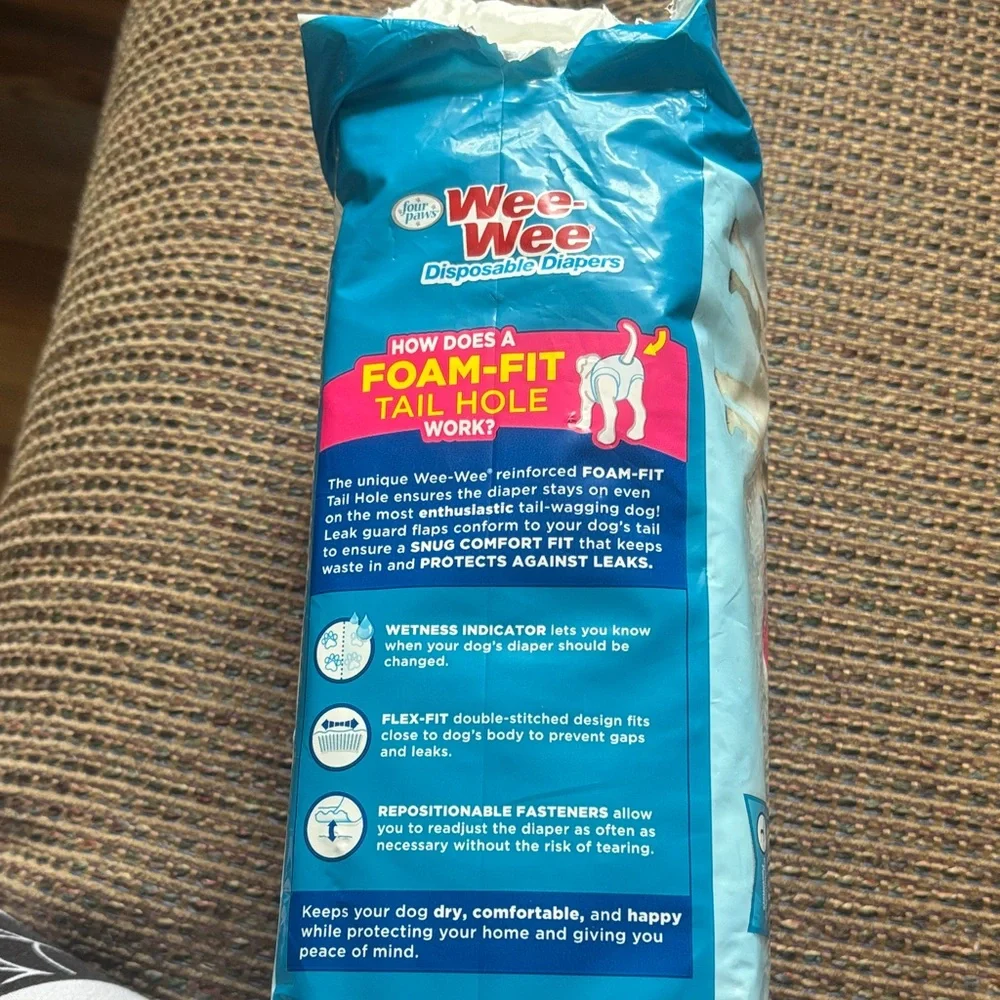 Disposable Dog Diapers - Blue